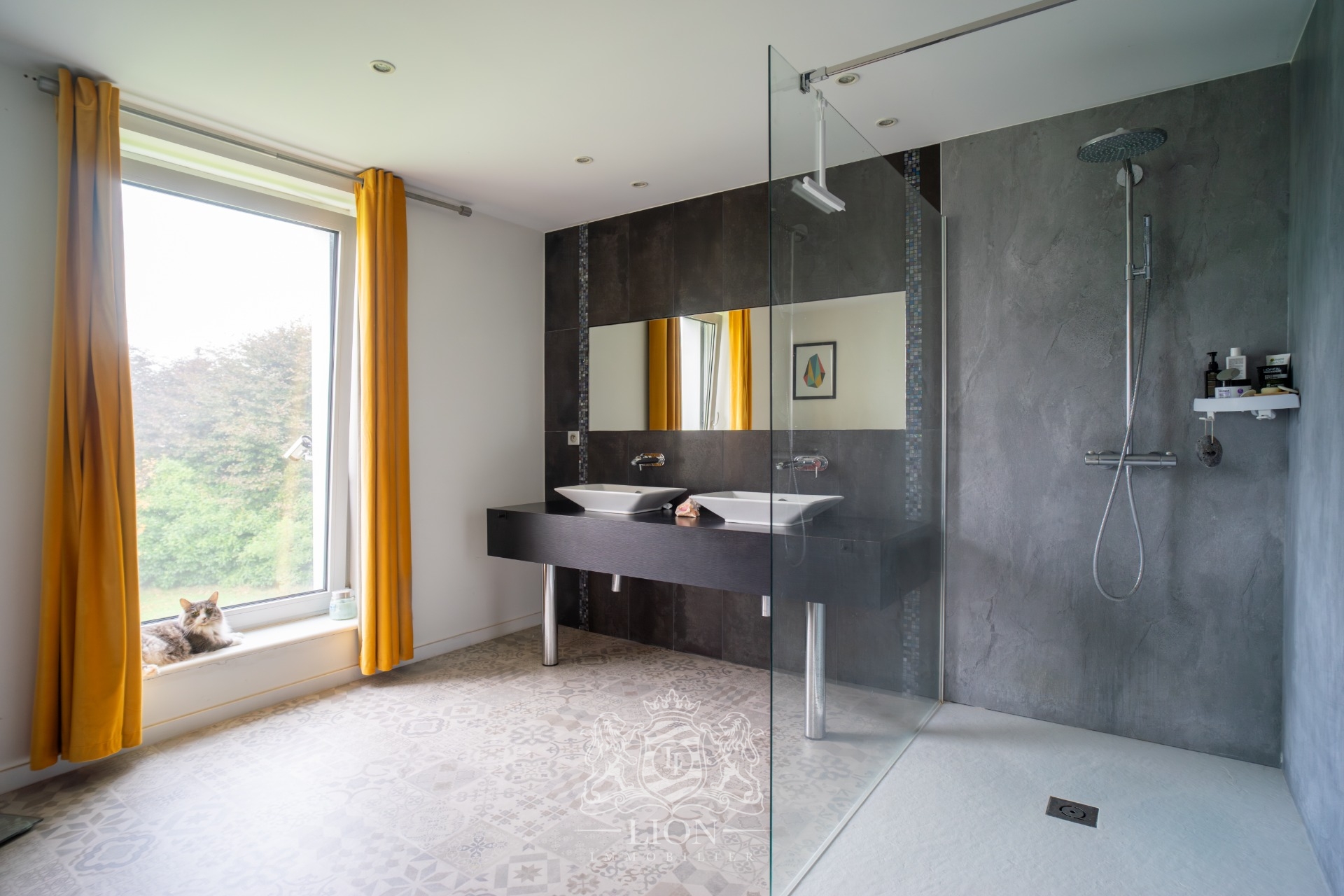 Maison d architecte avec piscine interieur Photo 9 - Le Lion Immobilier Maison d architecte avec piscine interieur Photo 9 - Le Lion Immobilier