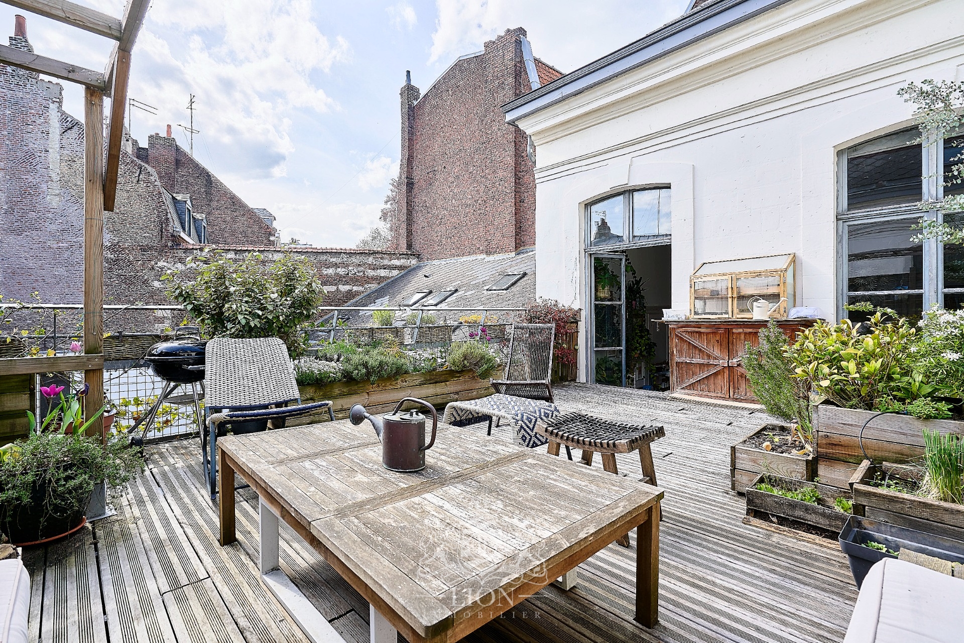 Vieux lille appartement  terrasse et parking Photo 2 - Le Lion Immobilier