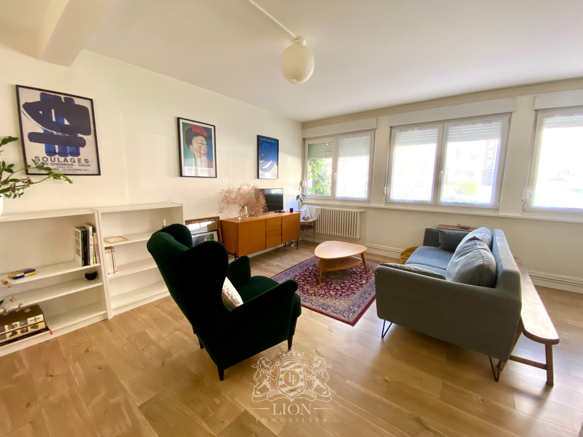 Appartement trois chambres avec jardin commun  Photo 2 - Le Lion Immobilier