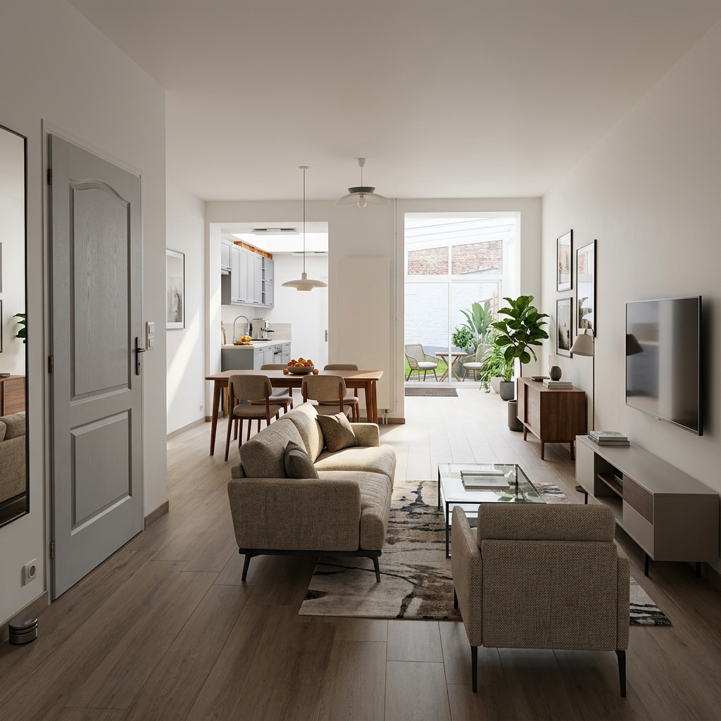 Maison  deux pas de la citadelle avec garage et parking Photo 1 - Le Lion Immobilier