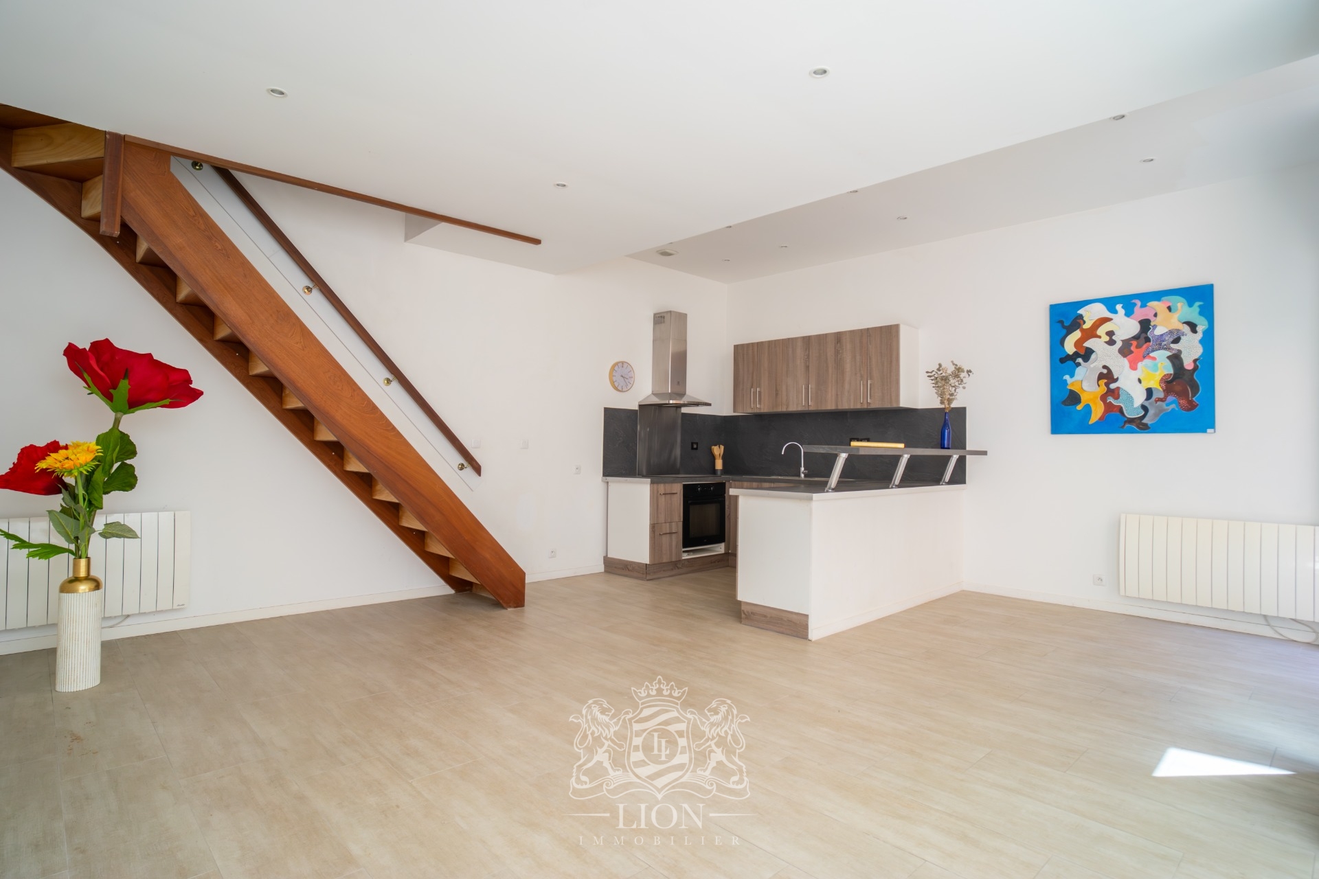 Maison de caractere renovee 3 chambres terrasse et cour Photo 3 - Le Lion Immobilier Maison de caractere renovee 3 chambres terrasse et cour Photo 3 - Le Lion Immobilier
