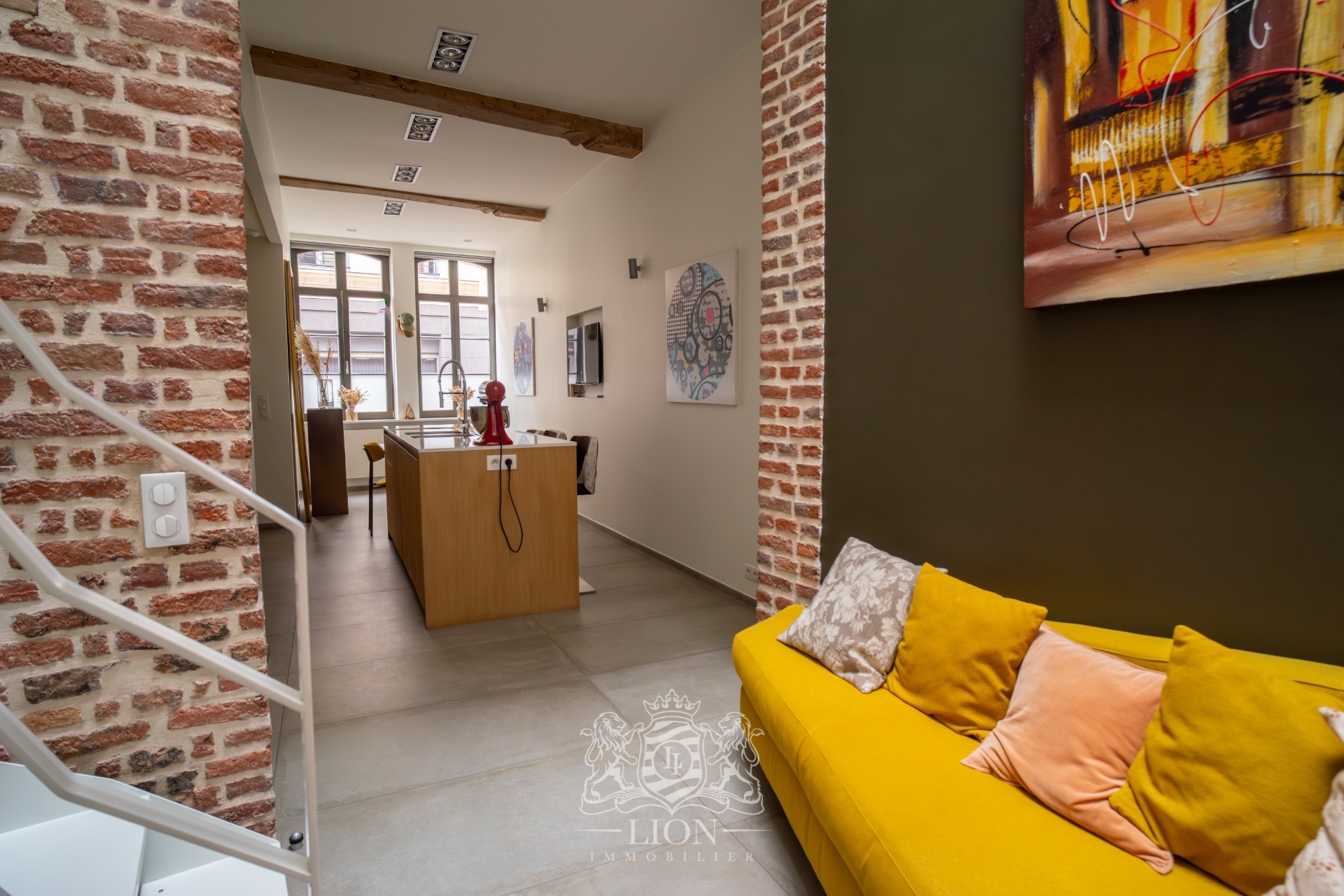 Vieux lille maison typique renovee Photo 4 - Le Lion Immobilier