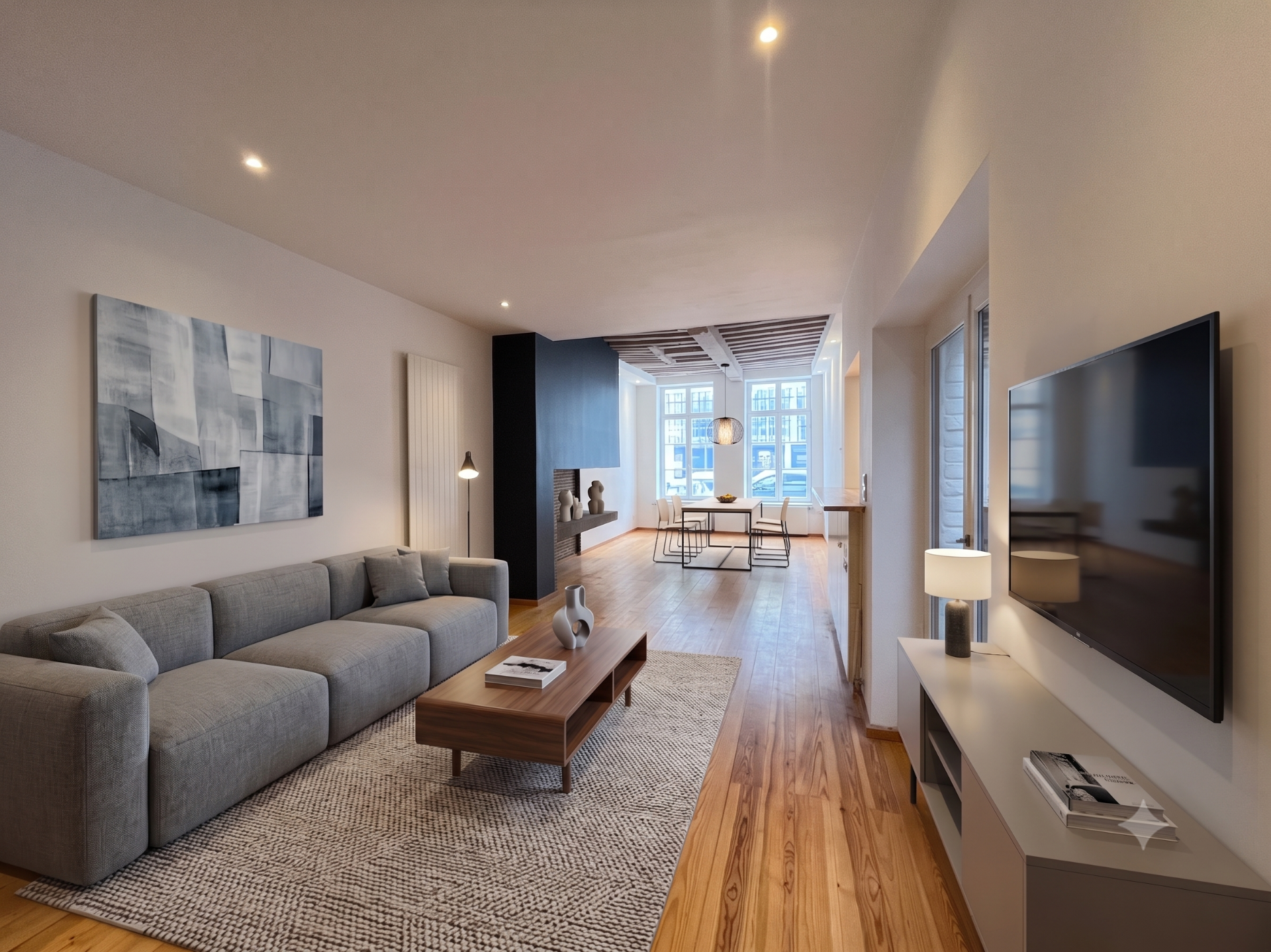 Auyl vieux lille t3 non meuble avec cour Photo 1 - Le Lion Immobilier