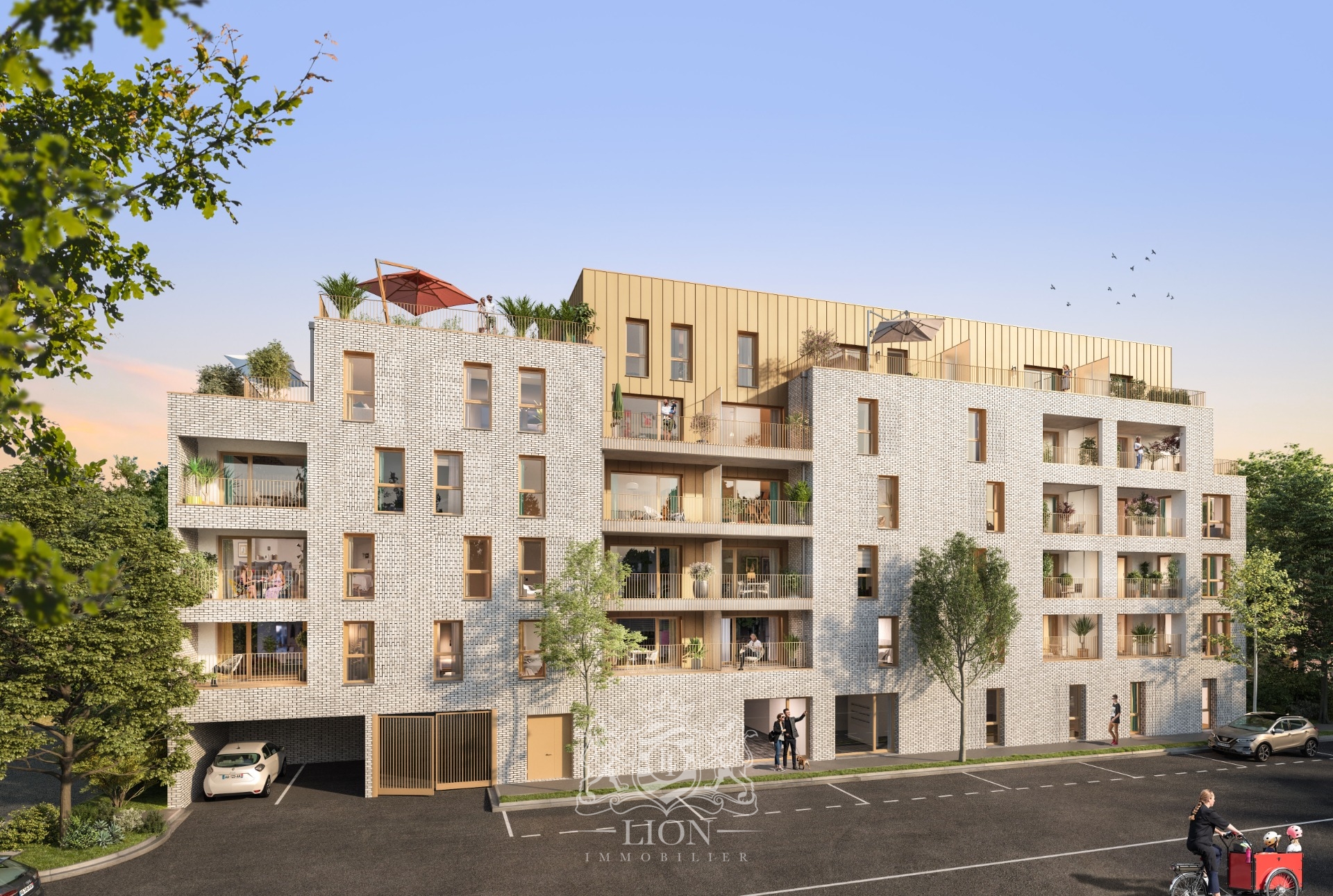 Canon d or t4 neuf avec terrasse et parkings Photo 1 - Le Lion Immobilier Canon d or t4 neuf avec terrasse et parkings Photo 1 - Le Lion Immobilier