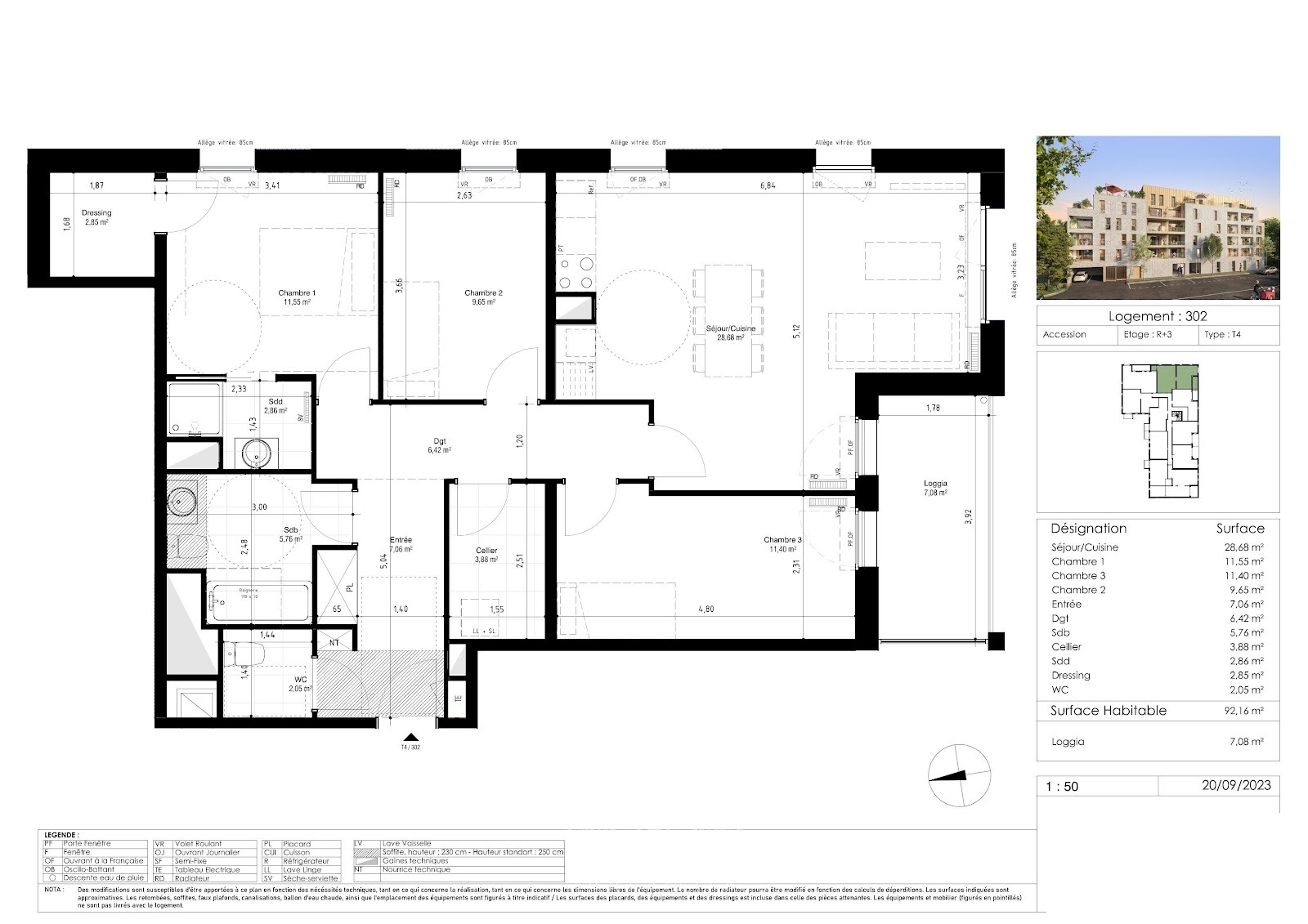 Canon d or t4 neuf avec terrasse et parkings Photo 2 - Le Lion Immobilier Canon d or t4 neuf avec terrasse et parkings Photo 2 - Le Lion Immobilier
