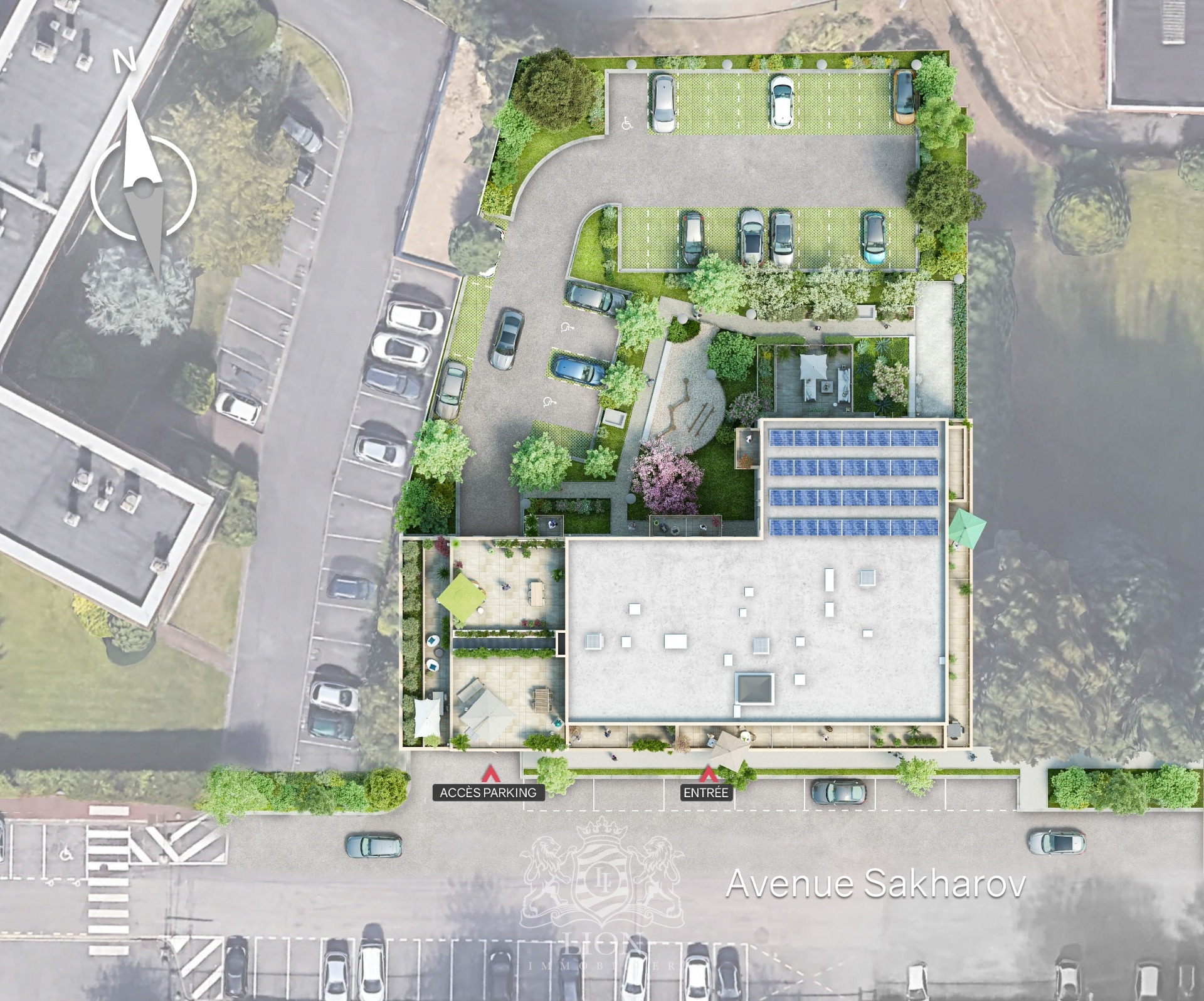 Canon d or t4 neuf avec terrasse et parkings Photo 3 - Le Lion Immobilier Canon d or t4 neuf avec terrasse et parkings Photo 3 - Le Lion Immobilier