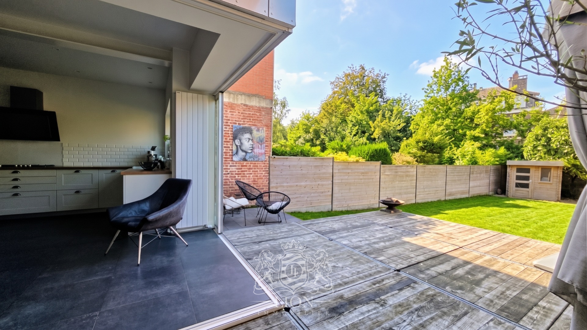 Magnifique maison de caractere avec jardin et parking - Le Lion Immobilier