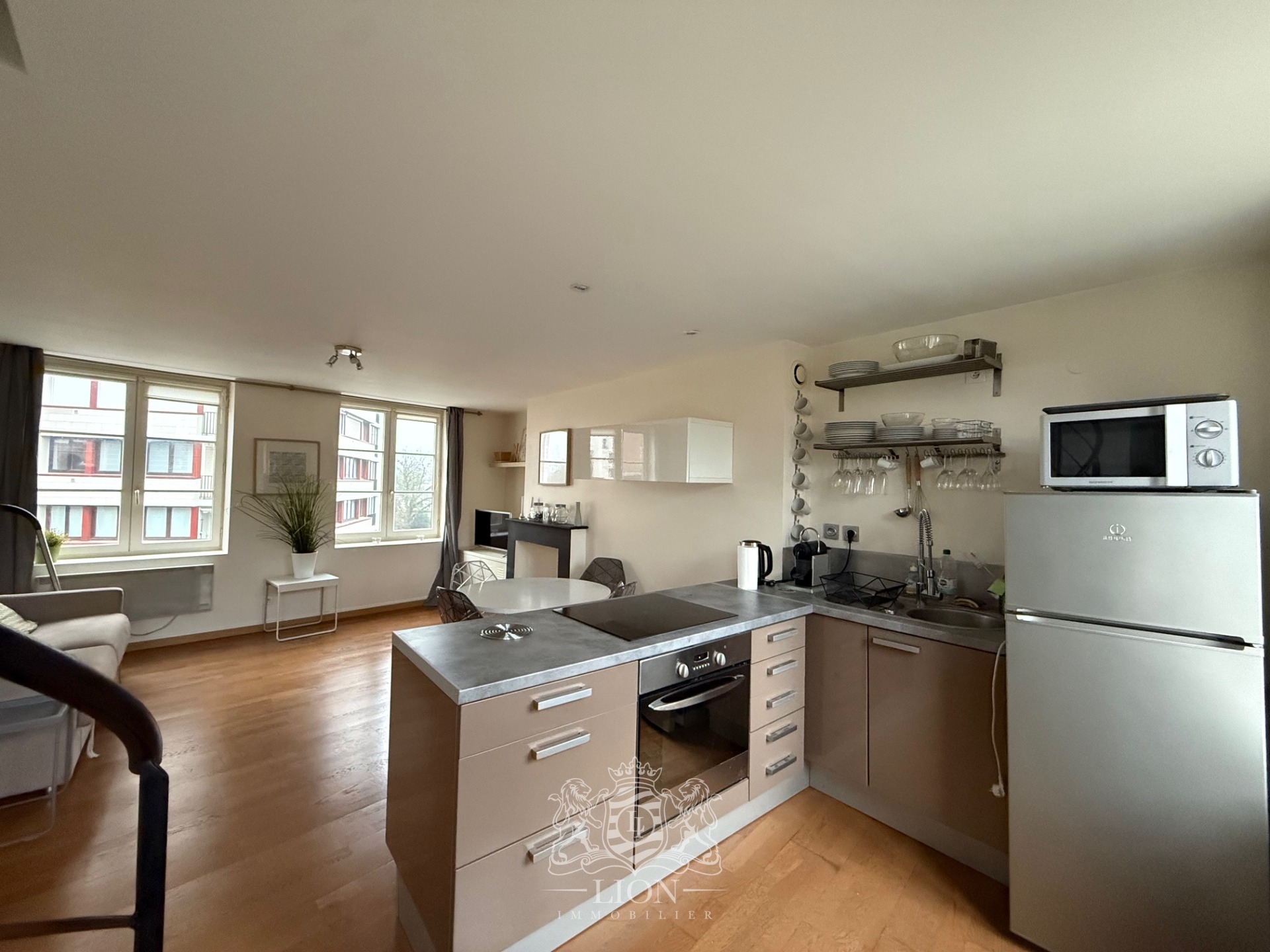 Fuz vieux lille type 2 meuble en duplex Photo 3 - Le Lion Immobilier Fuz vieux lille type 2 meuble en duplex Photo 3 - Le Lion Immobilier